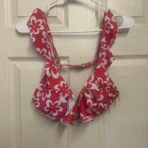 Pink bikini top